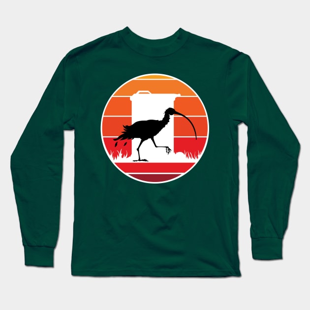 Ibis Sunset Long Sleeve T-Shirt by LukeRosenbergCreative